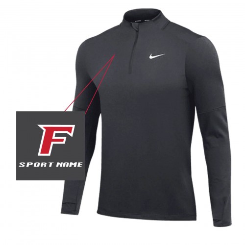 Nike Men's Dri-Fit Element 1/2-Zip Top (Anthracite)